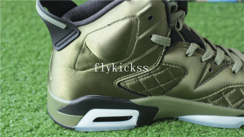 Air Jordan 6 Pinnacle Flight Jacket Green